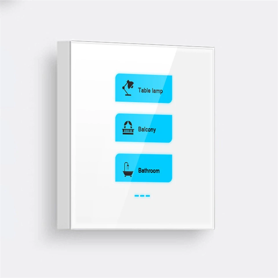 Zigbee Three Gang Touch